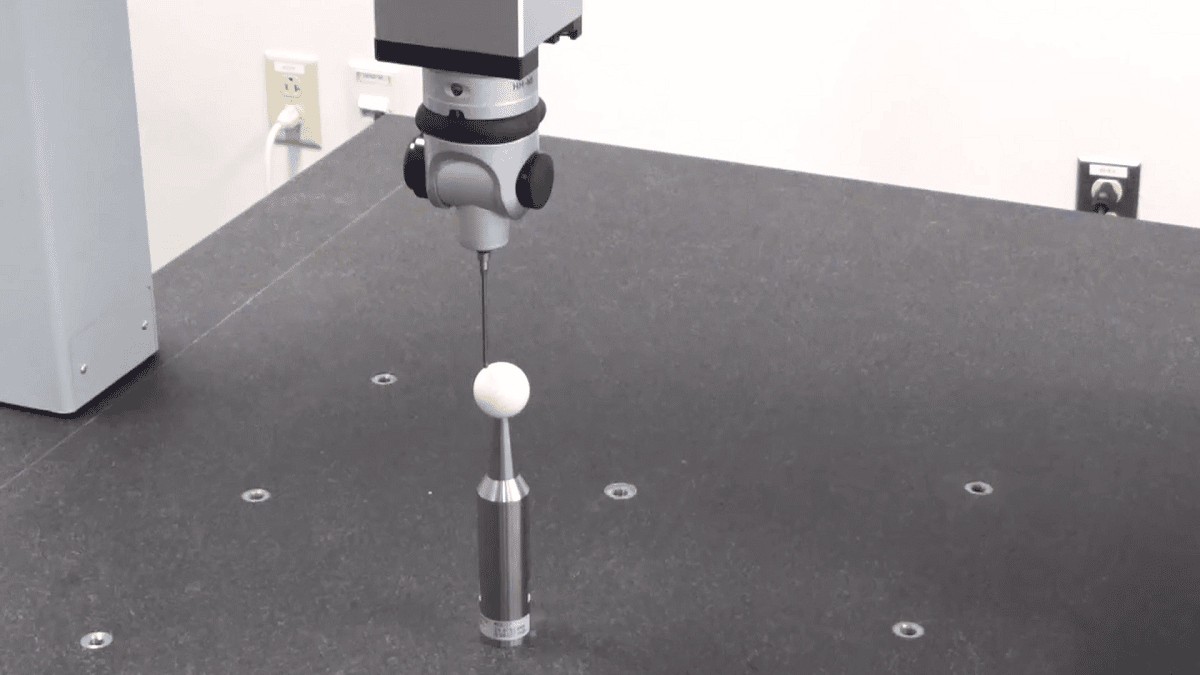 CMM Machine Probe Calibration Procedure